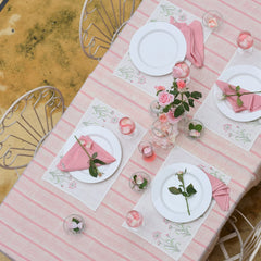 Gulabi Linen Table Cover
